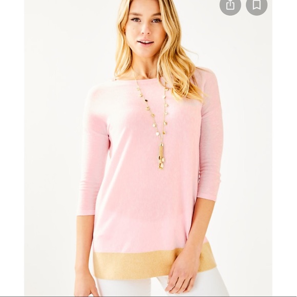 Lilly Pulitzer Dayna Coolmax Pink Sweater Size XXS - Picture 1 of 9